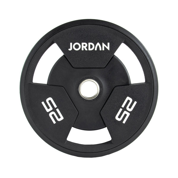 JORDAN® Urethane Tri-Grip Olympic Plates - NEW DESIGN