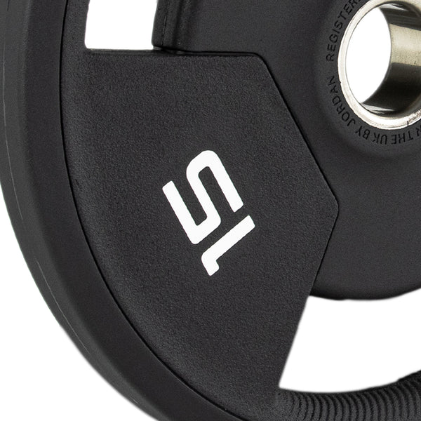 JORDAN® Urethane Tri-Grip Olympic Plates - NEW DESIGN