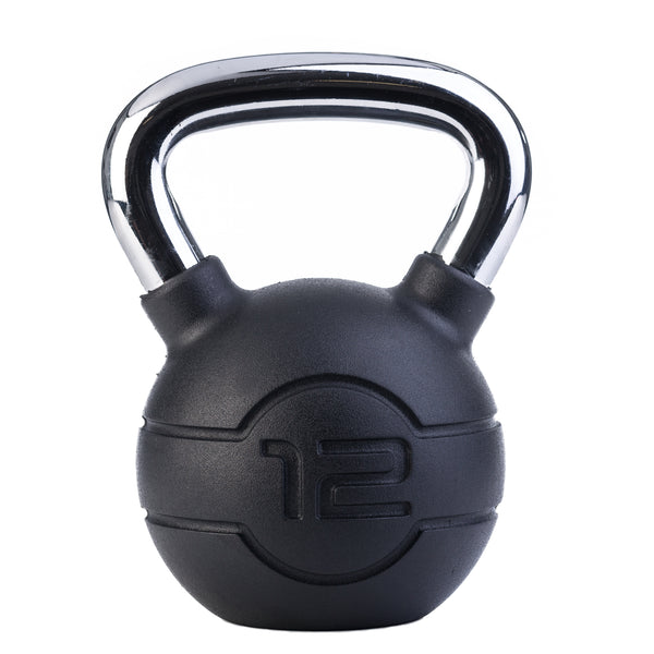 JORDAN® Chrome/Rubber Kettlebells