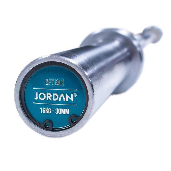 JORDAN® Steel Series Straight Olympic Bars with bearings