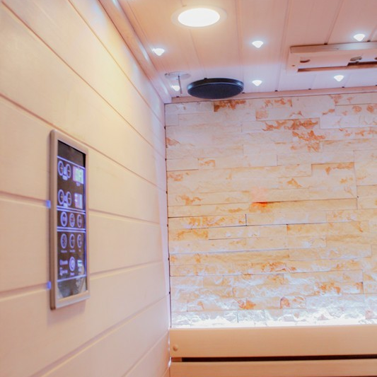 Double Bench Traditional Steam Indoor Sauna by Centuraheat