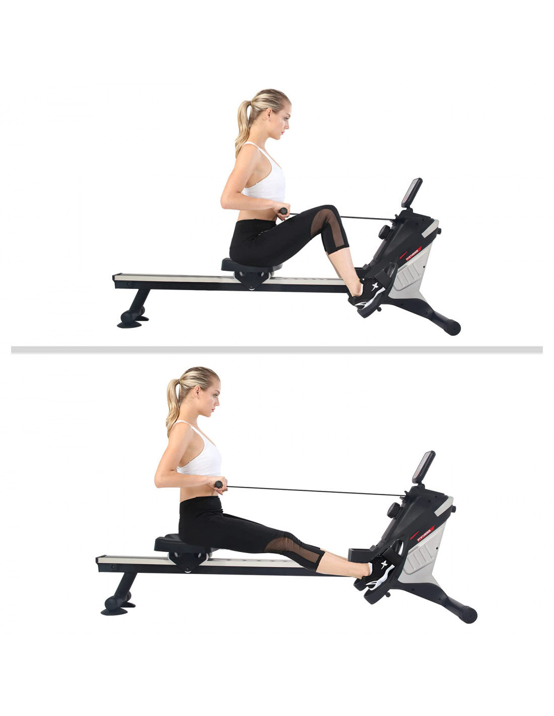 Magnetic Rowing Machine with Vertical Storage