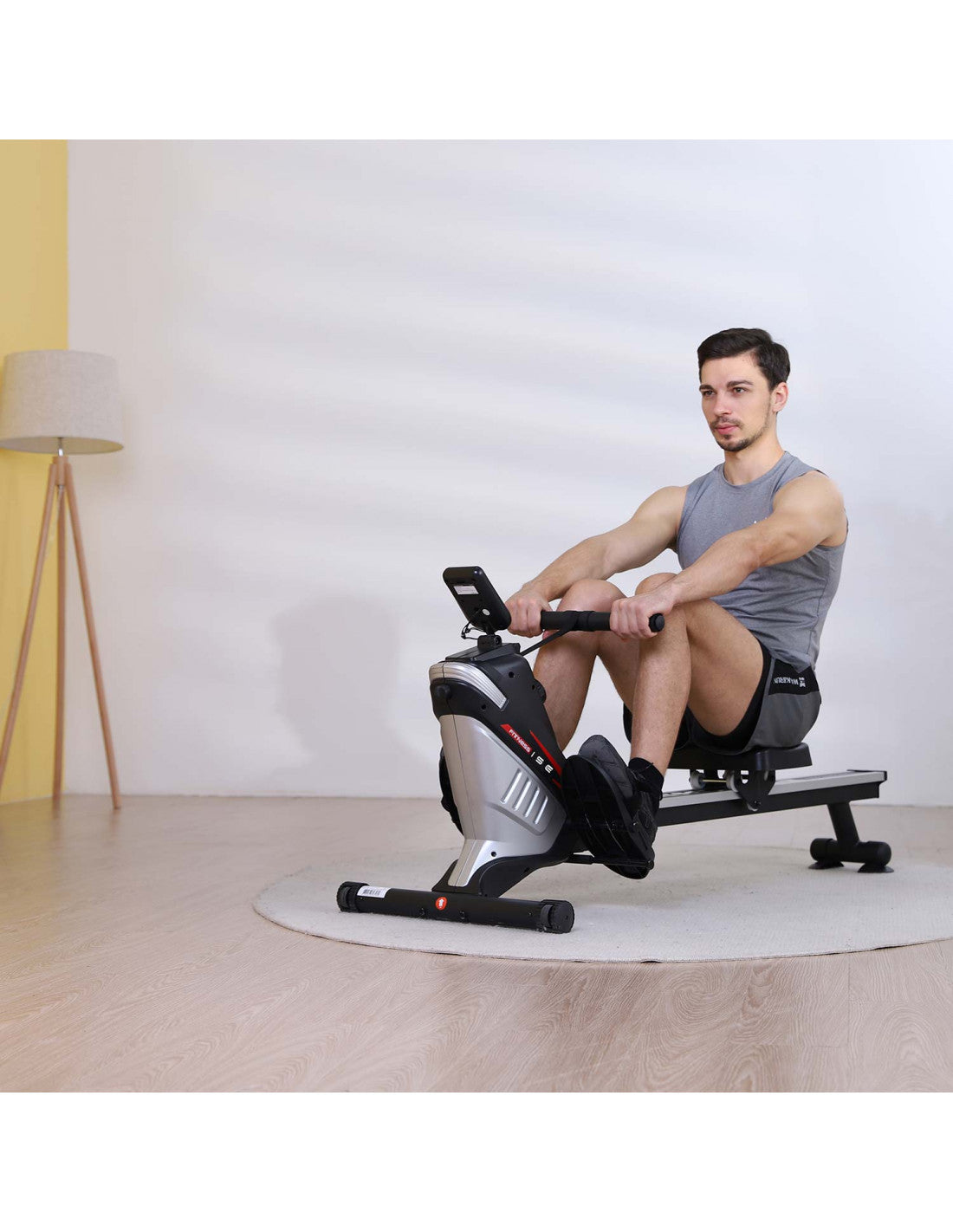 Magnetic Rowing Machine with Vertical Storage