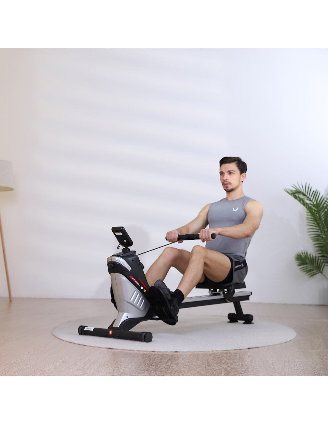 Magnetic Rowing Machine with Vertical Storage