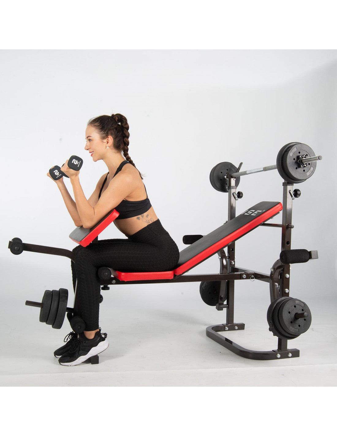 Premium Adjustable Foldable Weight Bench for Full-Body Home Workouts