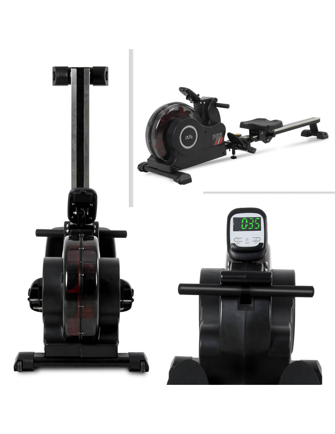 Foldable Water Rowing Machine for Home Cardio
