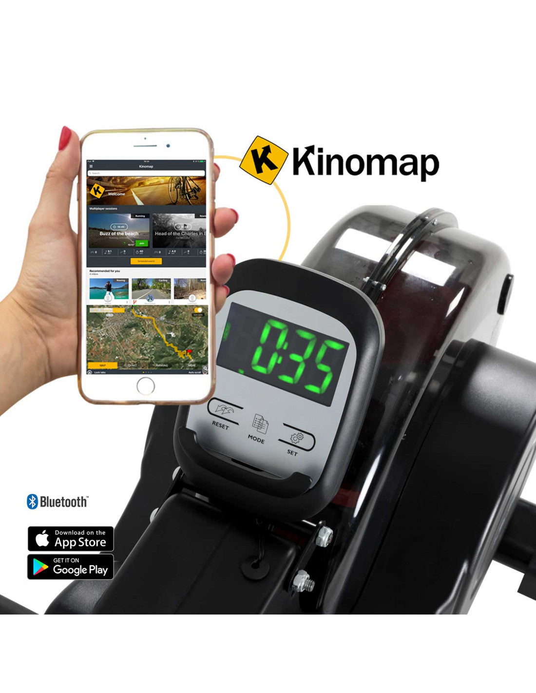 Foldable Water Rowing Machine for Home Cardio