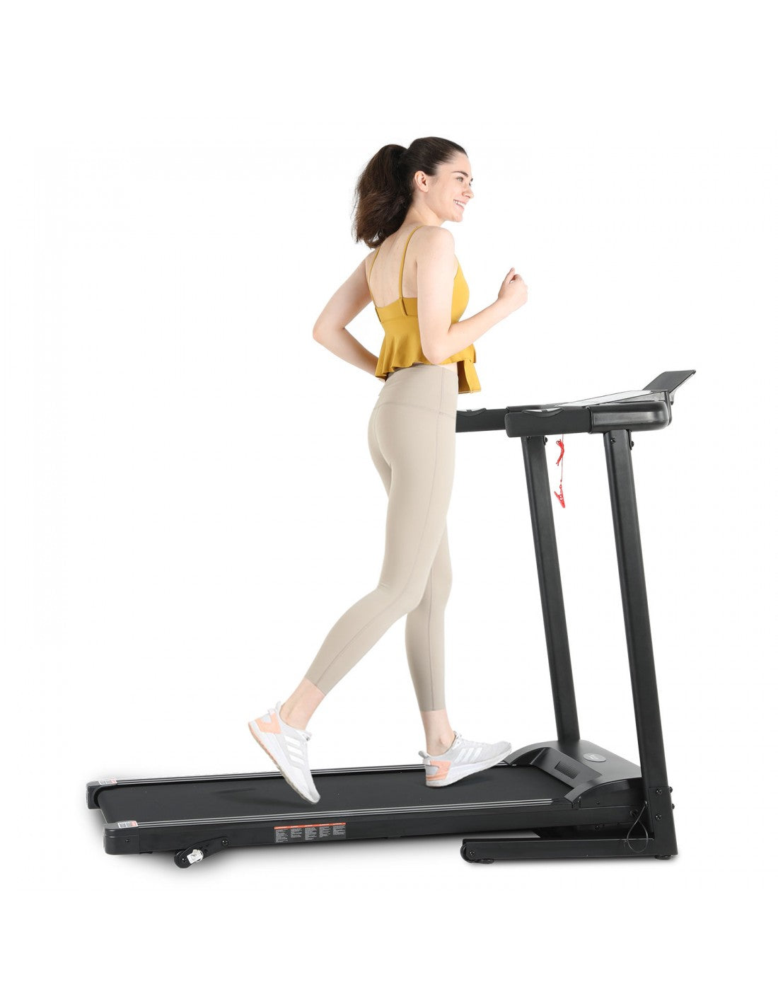Folding Treadmill with 14km/h Speed and Hydraulic Assist