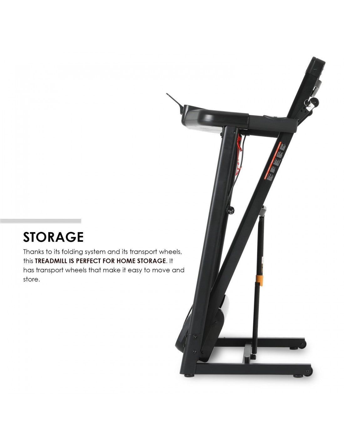 Folding Treadmill with 14km/h Speed and Hydraulic Assist