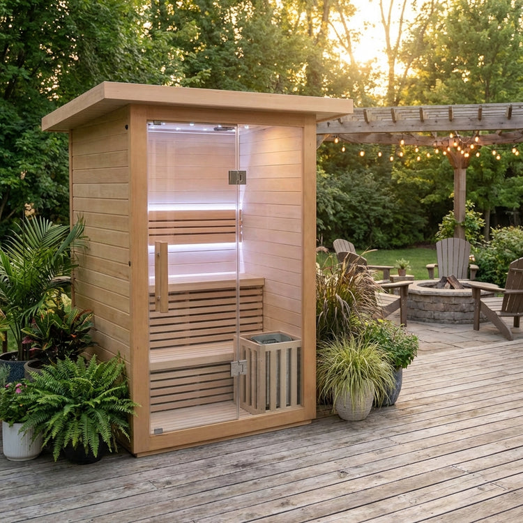 2 Person Steam Outdoor Garden Sauna