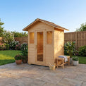 3 Person Traditional Steam Outdoor Sauna Room centuraheat