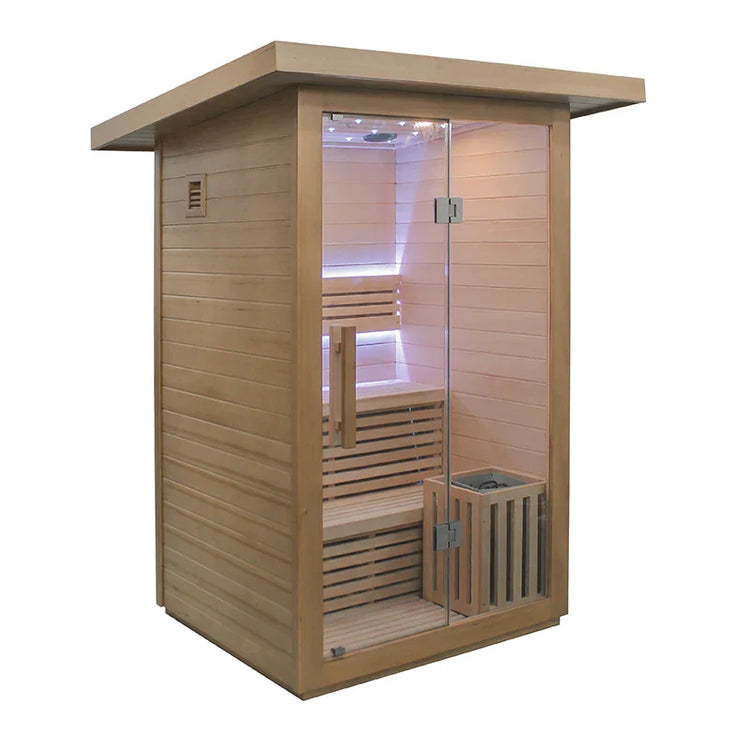2 Person Steam Outdoor Garden Sauna
