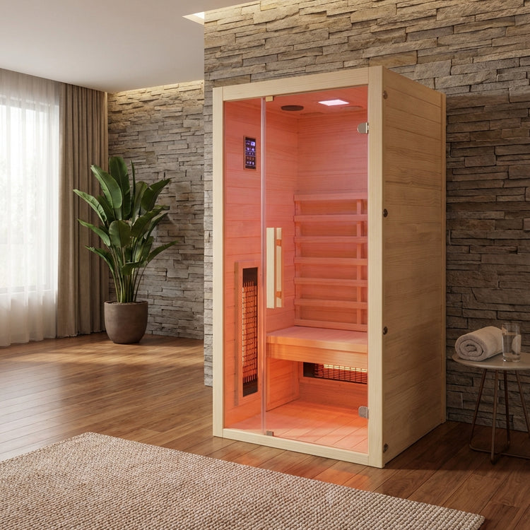 Infrared Rejuvenation Single Indoor Sauna by Centuraheat