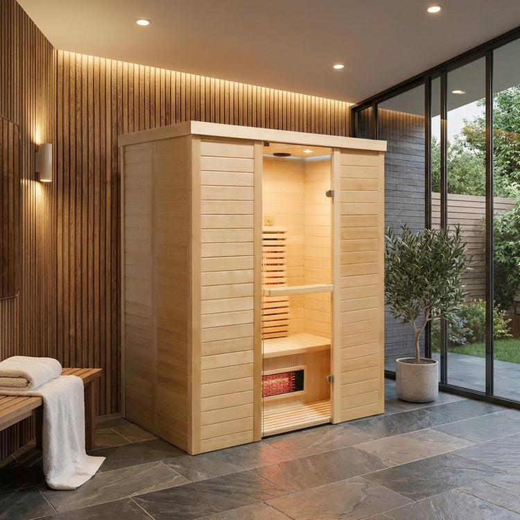 2 Person Full Spectrum Infrared Indoor Sauna by Centuraheat