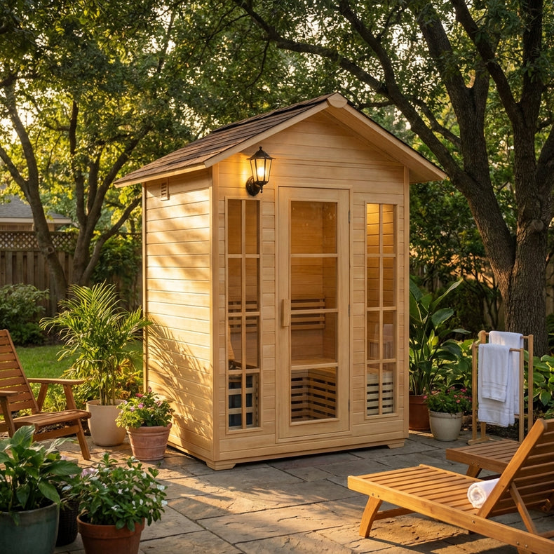 3 Person Outdoor Dry Sauna by Centuraheat