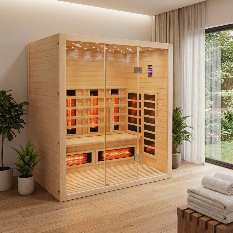4 Person Full Spectrum Infrared Indoor Sauna by Centuraheat