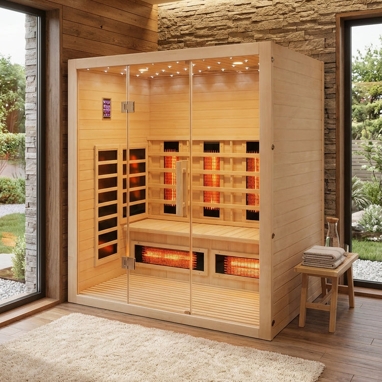 4 Person Full Spectrum Infrared Indoor Sauna by Centuraheat