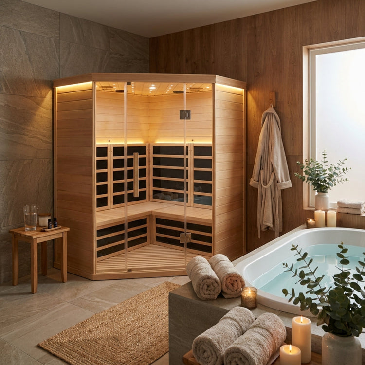 CenturaHeat Infrared Diamond Corner Indoor Sauna