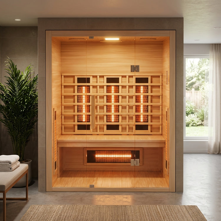 3 Person Infrared Light Indoor Sauna by Centuraheat