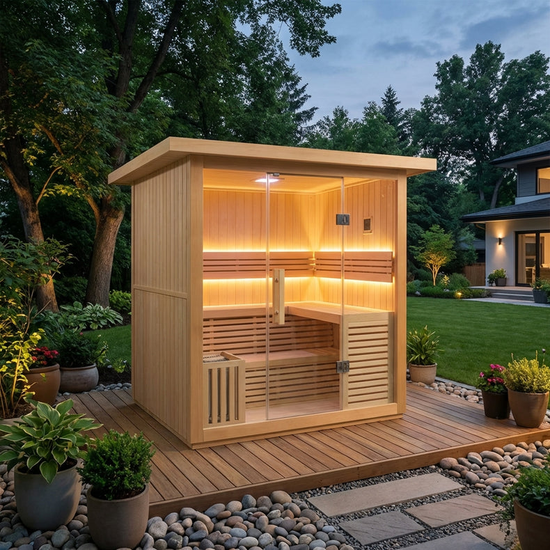 4 Person Steam Outdoor Garden Sauna