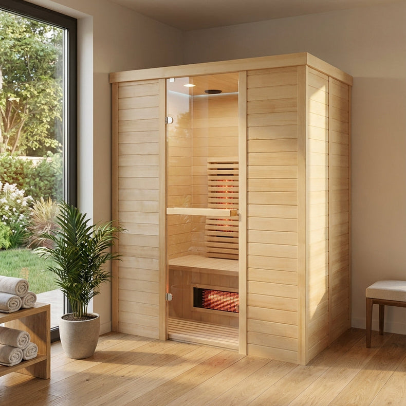 2 Person Full Spectrum Infrared Indoor Sauna by Centuraheat