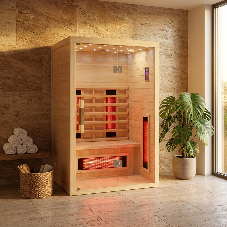Luxury 2 Person Infrared Rejuvenation Indoor Sauna by Centuraheat