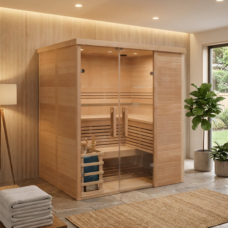 3 Person Traditional Relax Indoor Sauna by Centuraheat