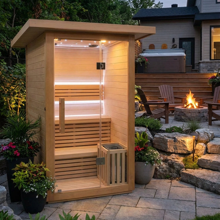 2 Person Steam Outdoor Garden Sauna