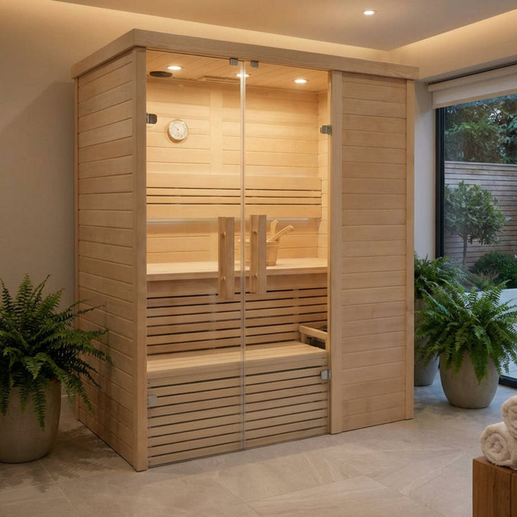 2 Person Traditional Steam Relax Indoor Sauna 