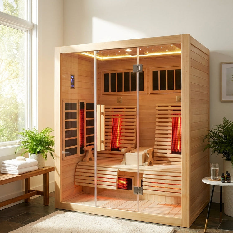 2 Person Infrared Light Relax Indoor Sauna by Centuraheat