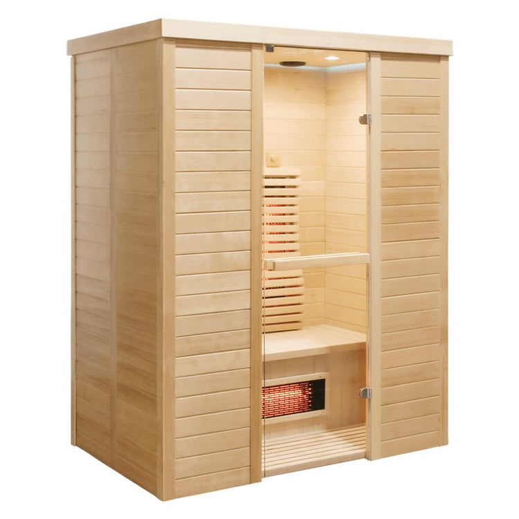2 Person Full Spectrum Infrared Indoor Sauna by Centuraheat