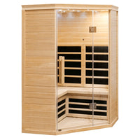 CenturaHeat 2-3 Person Diamond Corner Indoor Sauna