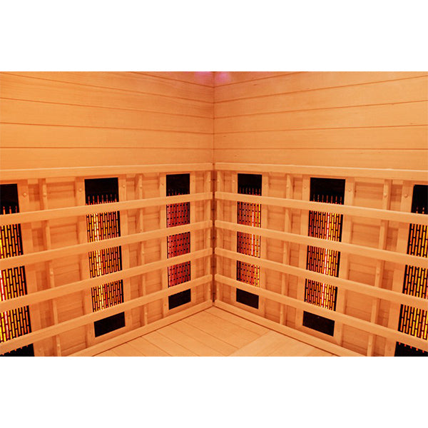 CenturaHeat 4-5 Person Diamond Corner Indoor Sauna - 3500W