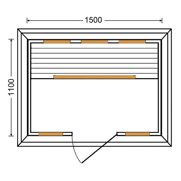 CenturaHeat 3 Person Luxury Outdoor Infrared Sauna