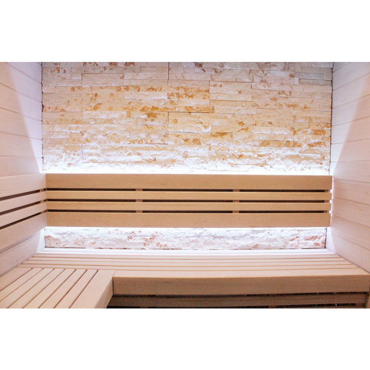 CenturaHeat Luxury Steam Traditional Indoor Sauna with Glass Door