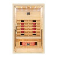 CenturaHeat Luxury 2 Person Infrared Rejuvenation Indoor Sauna