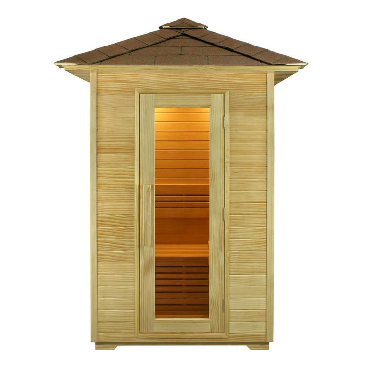 2 Person Outdoor Sauna House by Centuraheat