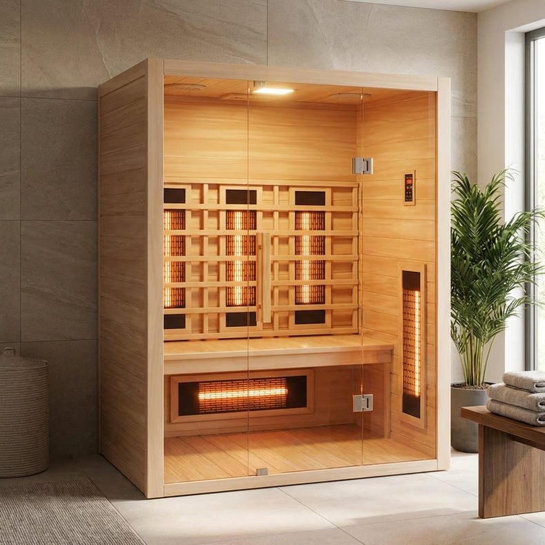 3 Person Infrared Light Indoor Sauna by Centuraheat