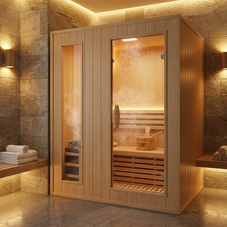 Classic Steam 3 Person Indoor Sauna by Centuraheat