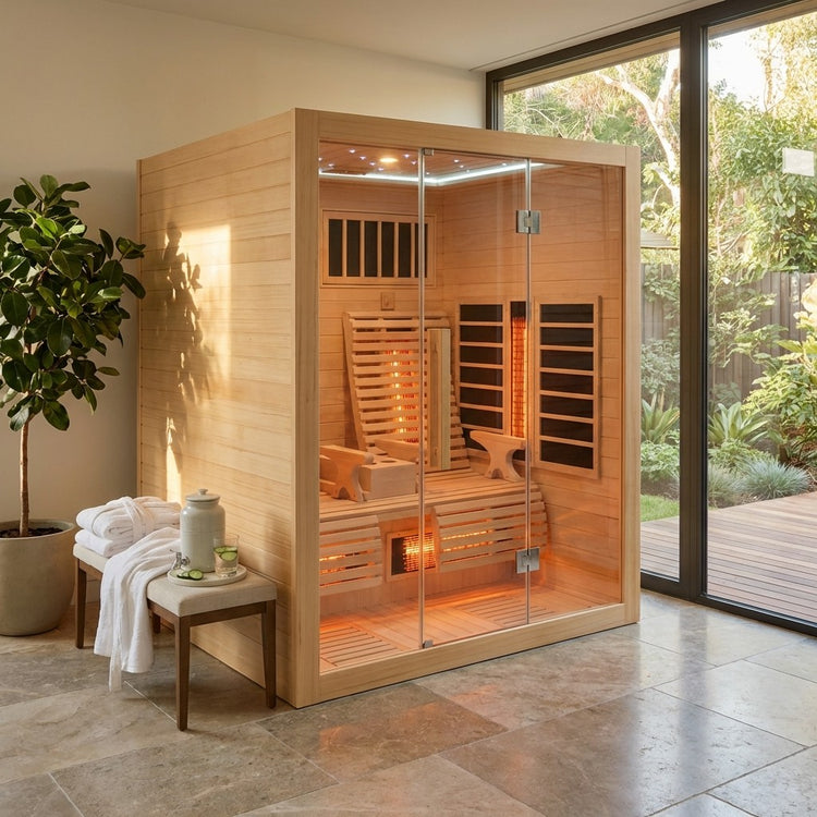 2 Person Infrared Light Relax Indoor Sauna by Centuraheat