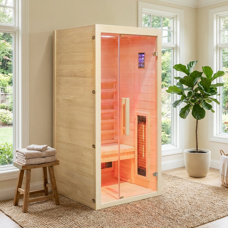 Infrared Rejuvenation Single Indoor Sauna by Centuraheat