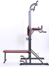 Home Gym Pull up Training Body Building Workout System Power Tower Station Pull up Dips