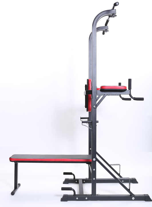 Home Gym Pull up Training Body Building Workout System Power Tower Station Pull up Dips