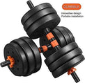 6-in-1 Adjustable Multi-Functional Dumbbell and Barbell Kettlebell Set Customizable Steel Home Use Exercise Equipment