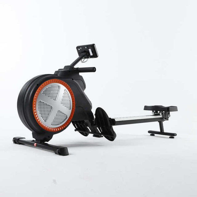 Air Resistance Indoor Rower Wind Resistance Rower Machine Foldable Rower With Bluetooth for Home Use