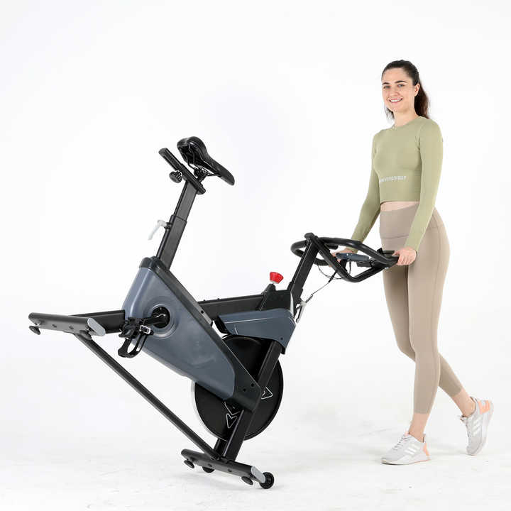Home Use Magnetic Resistance Exercise Bike Indoor Spinning Bikes With Hand Pulse