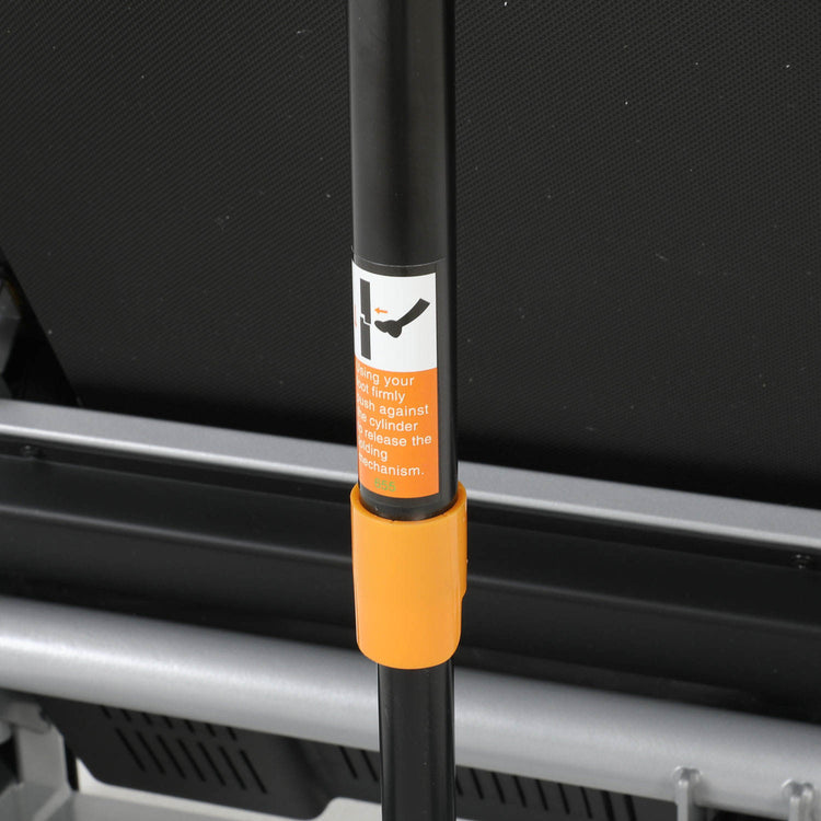 Space-saving Running Machine With Handheld Heart Rate Test for Home Gym Use