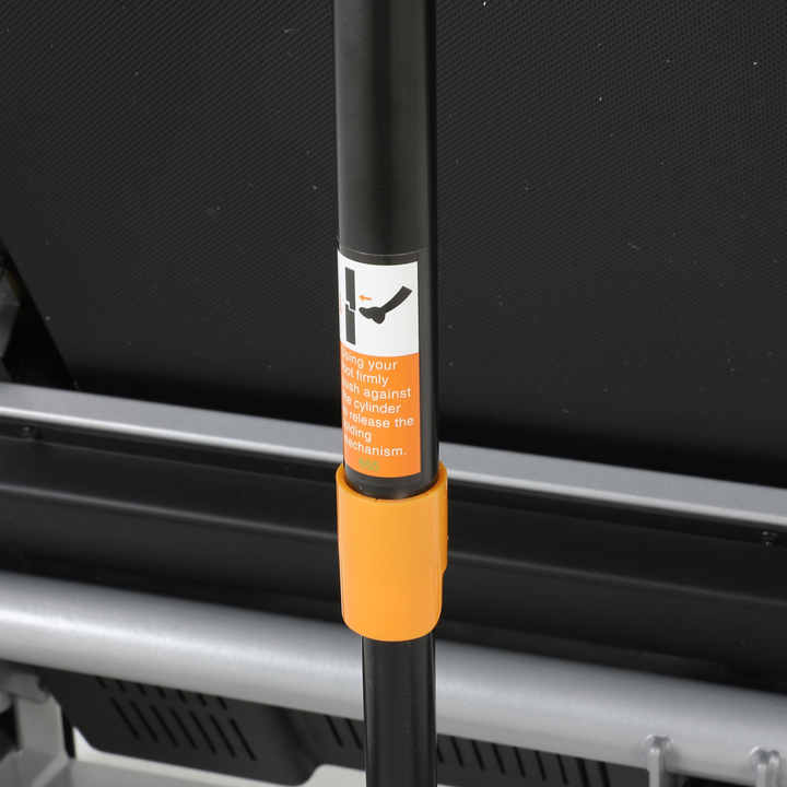 Space-saving Running Machine With Handheld Heart Rate Test for Home Gym Use
