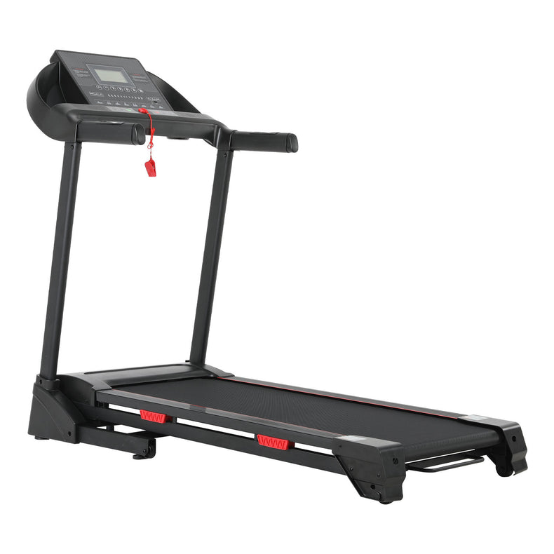 Home Fitness Electric Treadmill LED LCD Screen Running Machine With Handheld Heart Rate Test