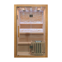Double Bench Traditional Steam Indoor Sauna by Centuraheat